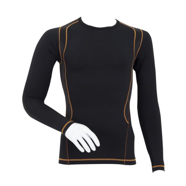 CW-X Jyuryu Top Men เสื้อกระชับกล้ามเนื้อจูริว ผู้ชาย รุ่น IC6283 สีมัสตาร์ด (MT)