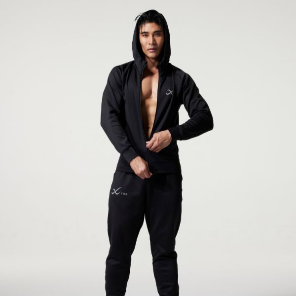 CW-X Jacket Unisex เสื้อแจ็คเก็ต ผู้ชายและผู้หญิง รุ่น IC6291 สีดำ (BL)