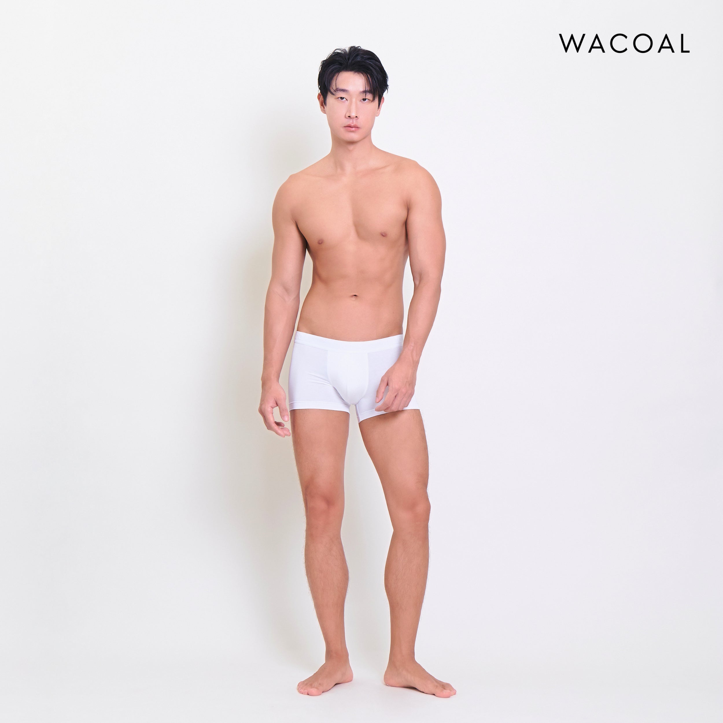 Wacoal กางเกงในผู้ชาย BAMBOO FILAGEN (BOXER) รุ่น WXU407 สีขาว (WH)