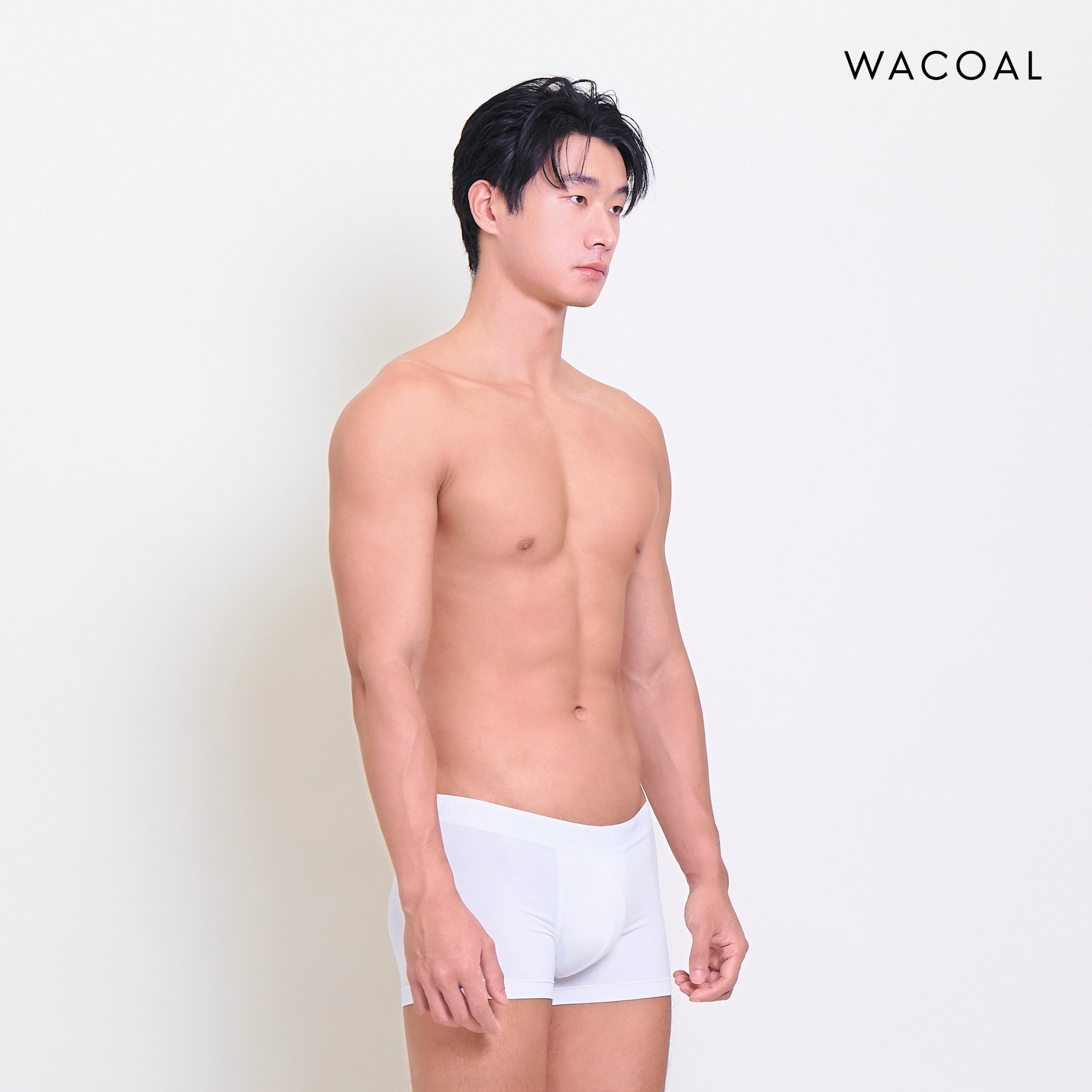 Wacoal กางเกงในผู้ชาย BAMBOO FILAGEN (BOXER) รุ่น WXU407 สีขาว (WH)