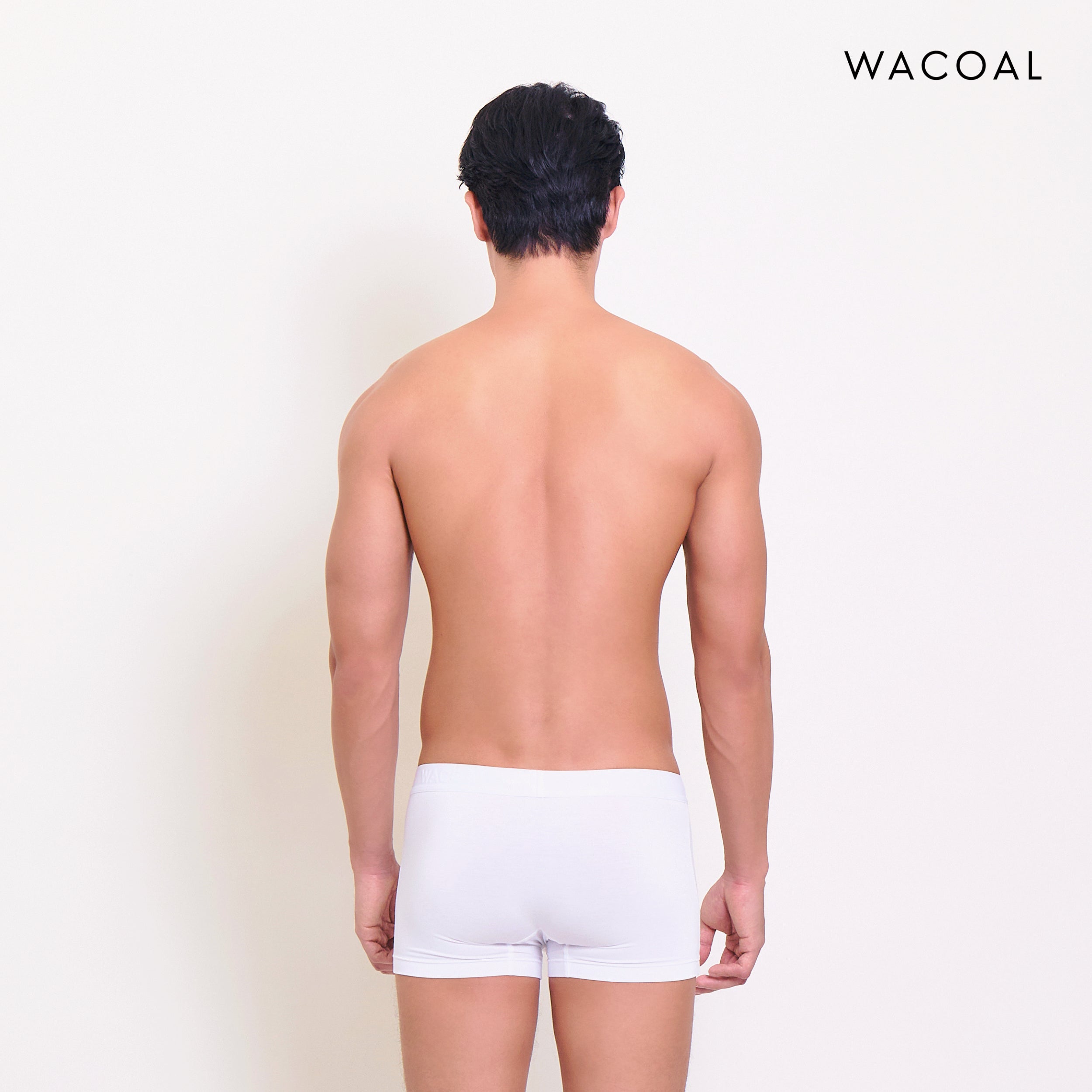 Wacoal กางเกงในผู้ชาย BAMBOO FILAGEN (BOXER) รุ่น WXU407 สีขาว (WH)