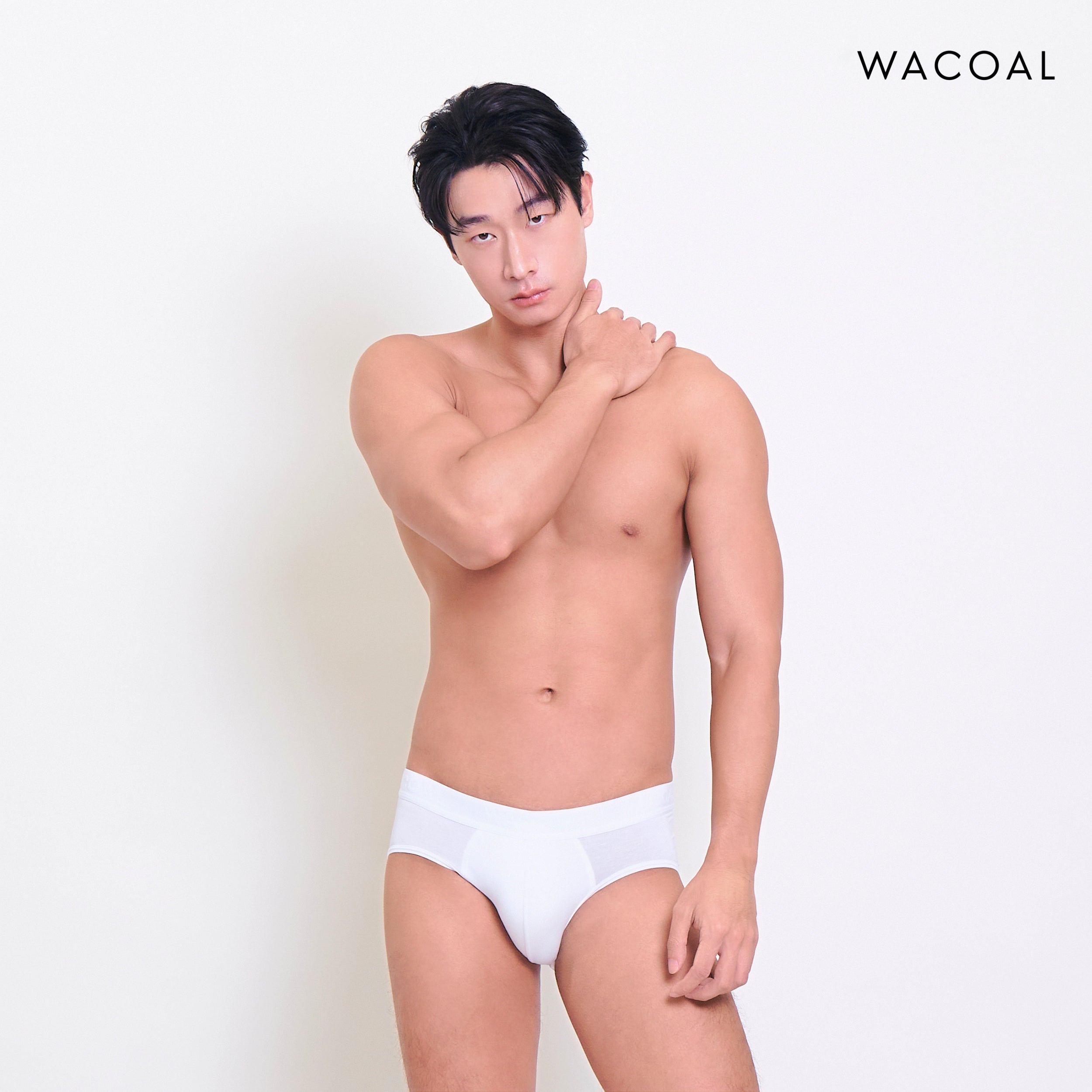 Wacoal กางเกงในผู้ชาย BAMBOO FILAGEN (BIKINI) รุ่น WXU303 สี ขาว (WH)
