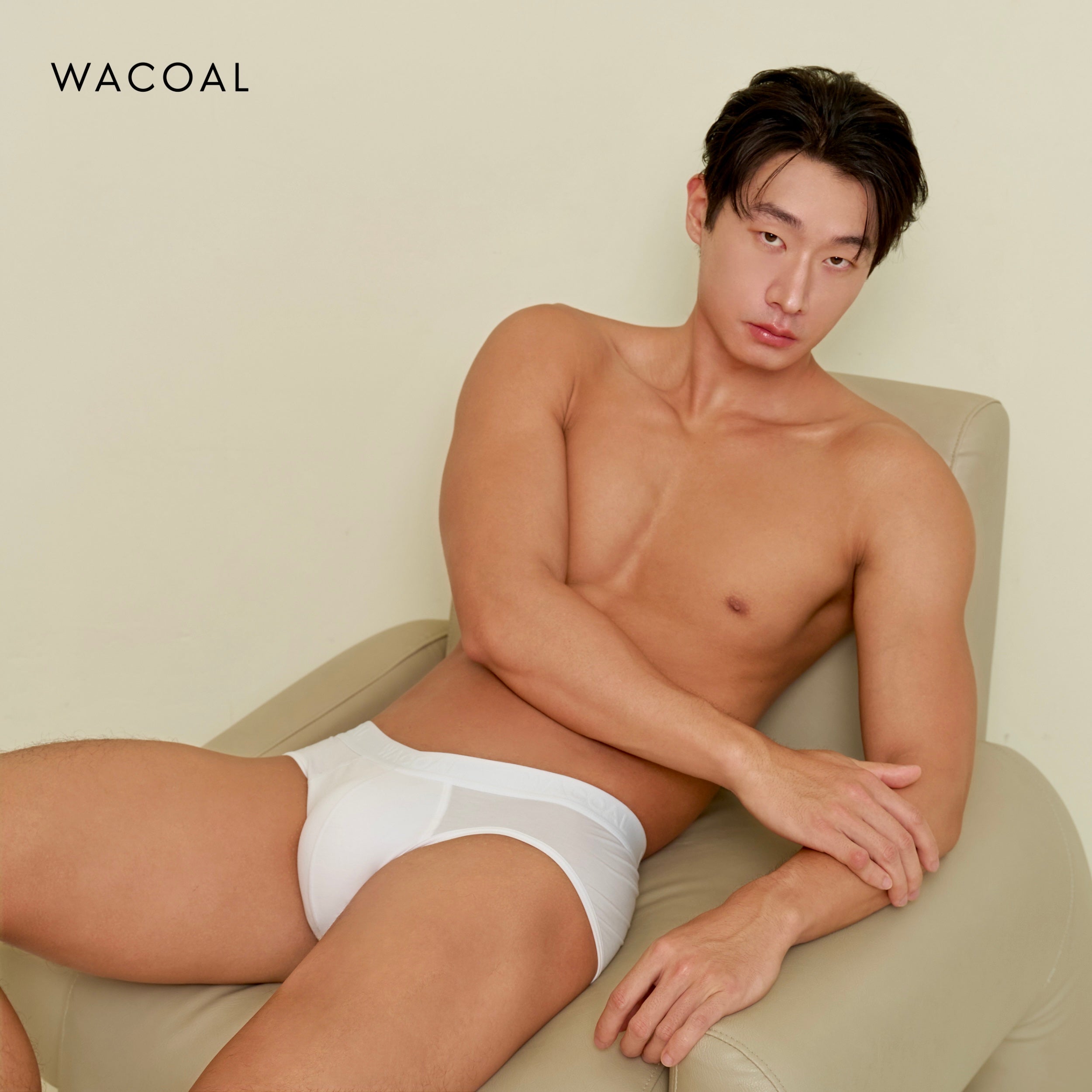 Wacoal กางเกงในผู้ชาย BAMBOO FILAGEN (BIKINI) รุ่น WXU303 สี ขาว (WH)