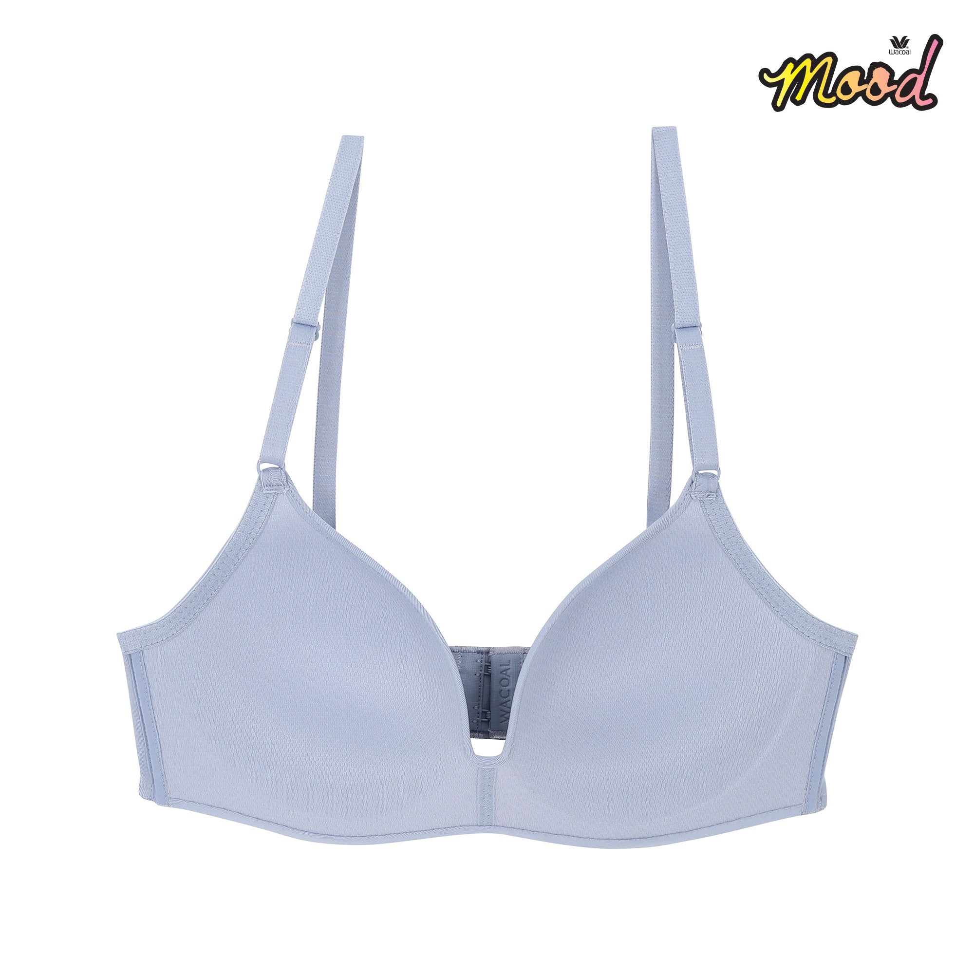 Wacoal Mood Travel Bra บราม้วนได้ ไร้โครง รุ่น MM1243 สีเทา (GY)