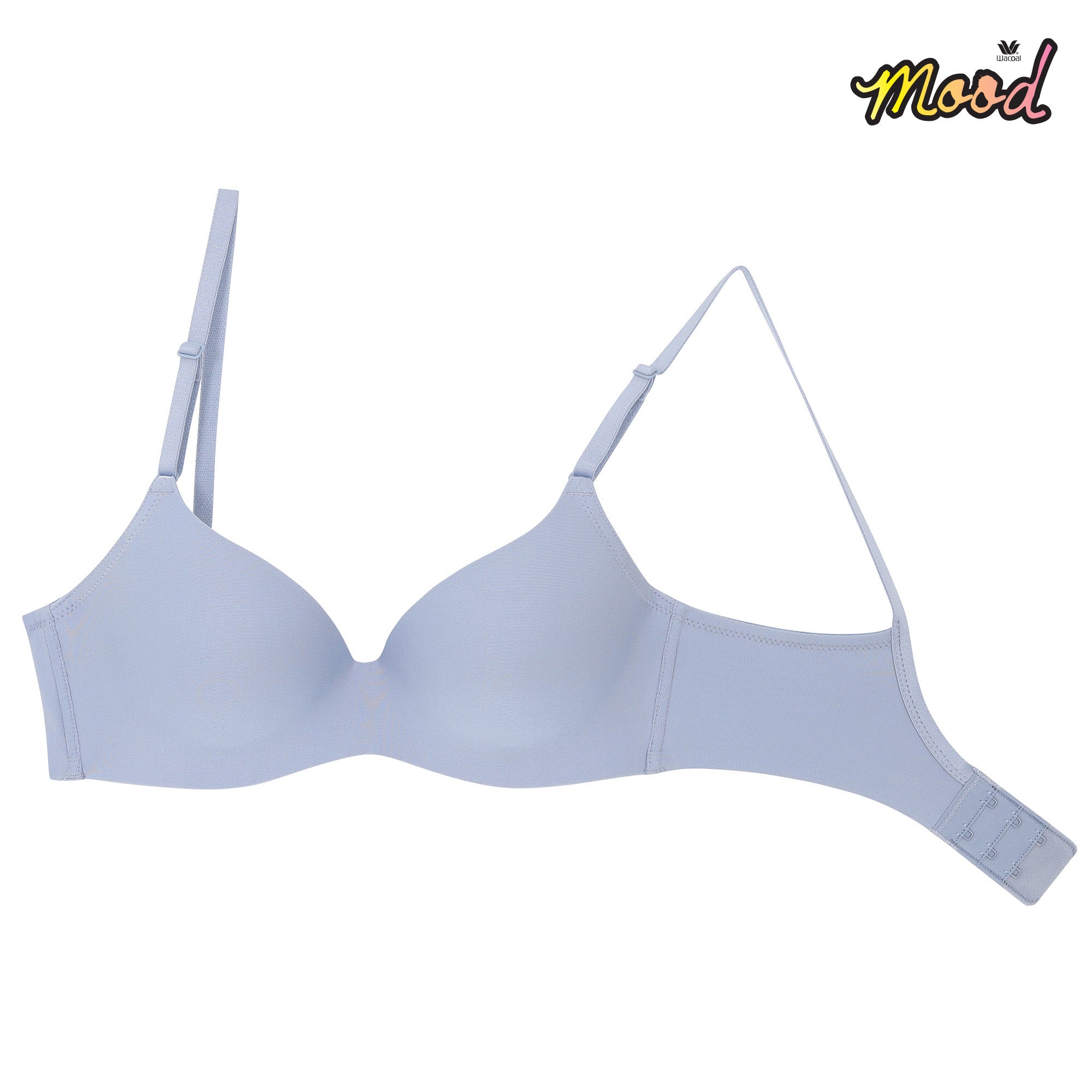 Wacoal Mood Travel Bra บราม้วนได้ ไร้โครง รุ่น MM1243 สีเทา (GY)