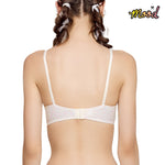 Wacoal Mood Summer Smoothie Bra, underwire bra, printed pattern, model MM1638 (paired with panties, model MUM638), cream color (IV)