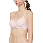 Wacoal Mood Summer Smoothie Bra บรามีโครง พิมพ์ลาย รุ่น MM1638 (เข้าคู่กางเกงใน รุ่น MUM638) สีชมพู (LP)