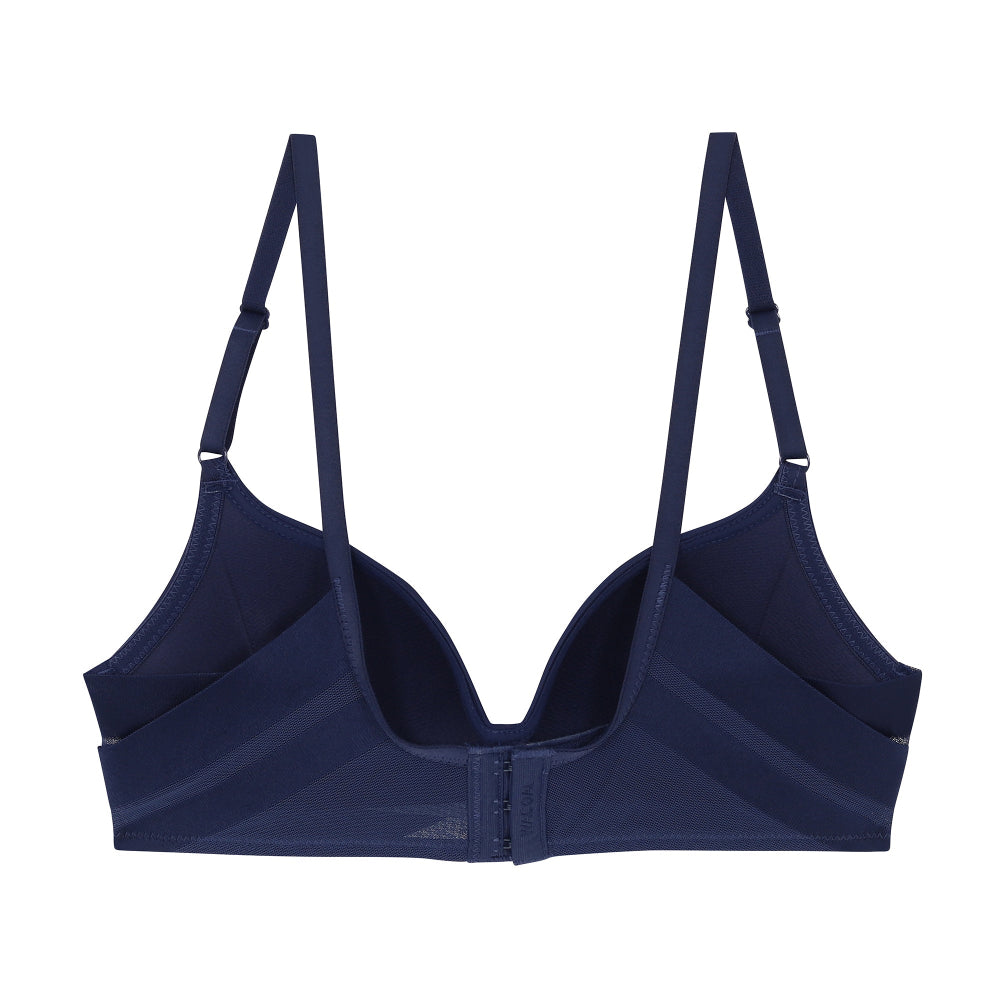 Wacoal Mood New Travel Bra บราม้วนได้ ไร้โครง รุ่น MM1E36 สีน้ำเงิน (BU)