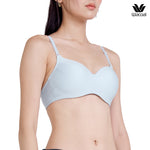 Wacoal Surprise Bra, wireless bra, model MM1F16, light blue (LS)
