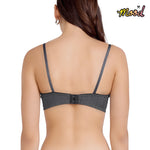 Wacoal Mood teenage underwear, non-wired bra, model MM1F18, grey-black (DG)
