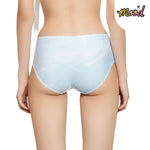 Wacoal Mood Summer Smoothie Bra, non-wired strapless bra, model MM1H46 (paired with panties, model MUMH46), blue (LT)