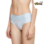 Wacoal Mood Summer Smoothie Bra, non-wired strapless bra, model MM1H46 (paired with panties, model MUMH46), blue (LT)