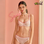 Wacoal Mood teenage underwear, underwire bra, model MM1H48, white (WH)