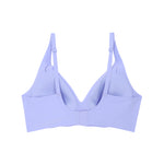 Wacoal Mood smooth underwear set, wireless bra, Smart Size, thin foam, model MM1X72, purple (LV)