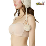 Wacoal smooth underwear, wireless bra, Smart Size, seamless, model MM1X83, beige (BE)