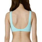 Wacoal Mood Smart Size teen underwear, wireless bra, model MM1X84, matching (MUMX84), blue (LT)