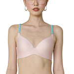 Wacoal Mood BUDDY BRA บราคู่ใจ พกได้ทุกที่ ใส่ง่าย พับง่าย พกง่าย รุ่น MM1X86 สีเบจ (BE)