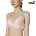 Wacoal Mood BUDDY BRA บราคู่ใจ พกได้ทุกที่ ใส่ง่าย พับง่าย พกง่าย รุ่น MM1X86 สีเบจ (BE)