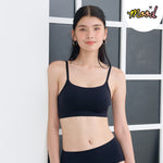 Wacoal Mood Comfy Bra Smart Size ชุดชั้นในวัยรุ่น รุ่น MM1X97 สีดำ (BL)