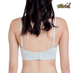 Wacoal Mood Comfy Bra Smart Size ชุดชั้นในวัยรุ่น รุ่น MM1X97 สีเขียวอมฟ้า (LT)