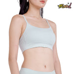Wacoal Mood Comfy Bra Smart Size ชุดชั้นในวัยรุ่น รุ่น MM1X97 สีเขียวอมฟ้า (LT)