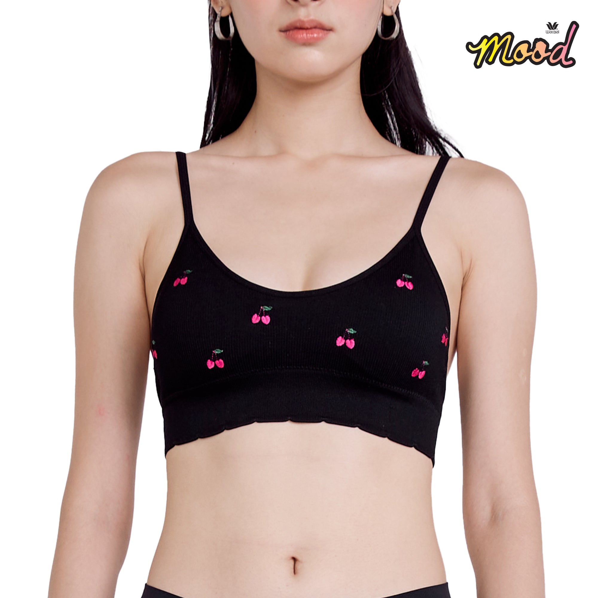 Wacoal Mood Comfy Bra Smart Size ชุดชั้นในวัยรุ่น รุ่น MM1X99 สีดำ (BL)