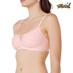 Wacoal Mood Smooth Bra, teenage underwear, seamless bra, model MM1F12, cream color (CR)