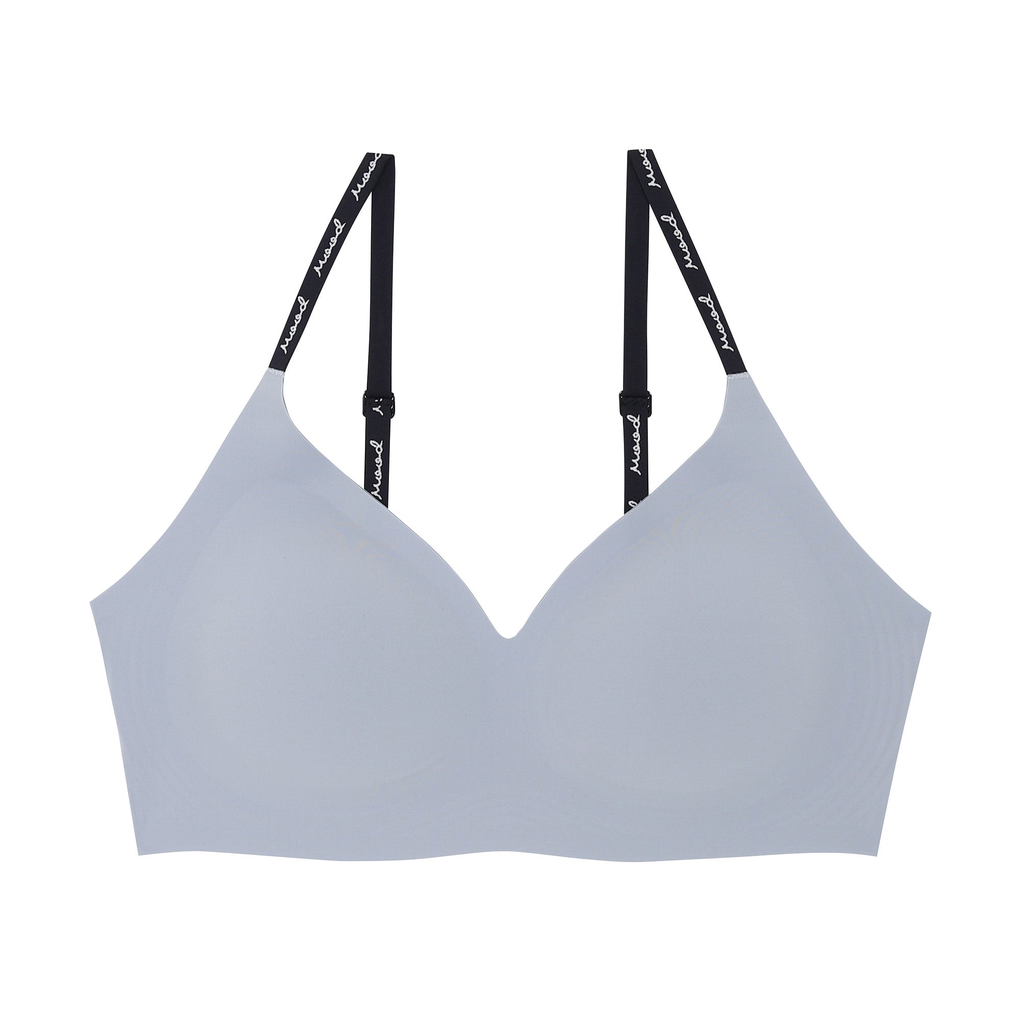 Wacoal Mood ชุดชั้นเนียน บราไร้โครง Smart Size เสริมฟองน้ำ รุ่น MM1Y24 สีเทาอ่อน (LI)