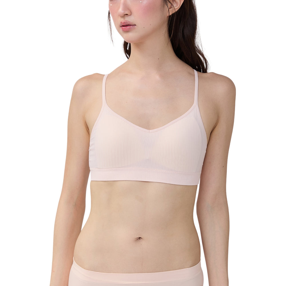 Wacoal Mood Comfy Bra ชุดชั้นในวัยรุ่น บราไร้โครง รุ่น MM1Y51 สีส้ม (OR)