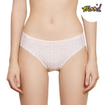 Wacoal Mood Summer Smoothie Bra, underwire bra, printed pattern, model MM1638 (paired with panties, model MUM638), cream color (IV)