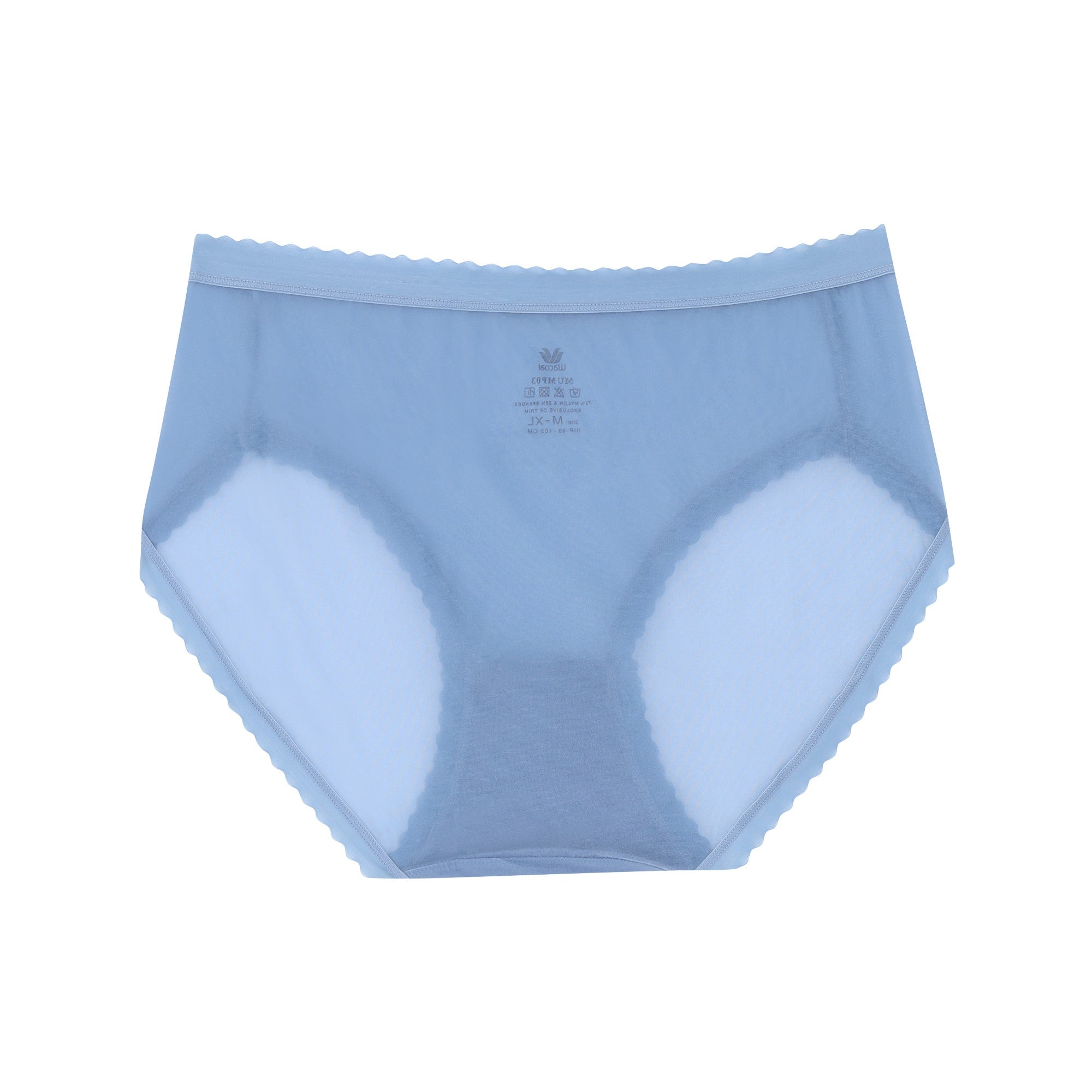 Wacoal Palette Panties กางเกงใน See-Through รุ่น MUMP03 สีฟ้า (BU)