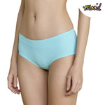 Wacoal Mood Smart Size teen underwear, wireless bra, model MM1X84, matching (MUMX84), blue (LT)