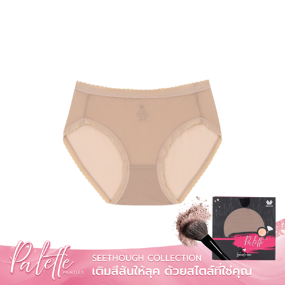 Wacoal Palette Panties กางเกงใน See-Through รุ่น MUMP02 สีโอวัลติน (OT)