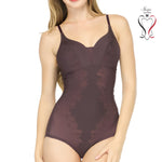 Wacoal Shape Beautifier Body Suit, plain shapewear, model WA5136, dark purple (VU)