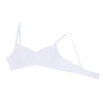Wacoal Bloom Step 3 Children's Underwear, Plain Non-Wired Bra, Model WB1A10, White (WH)