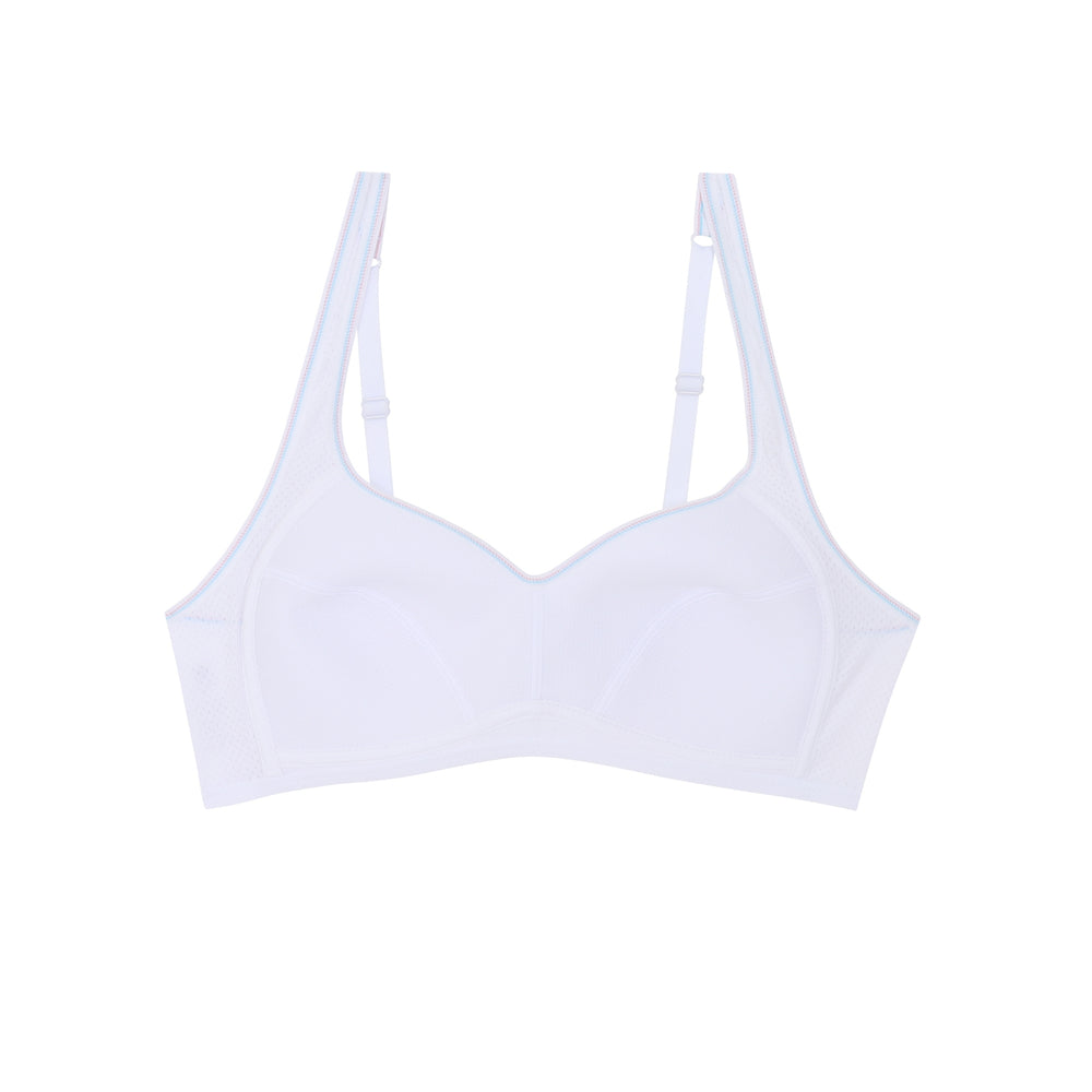 Wacoal Bloom Step 3 ชุดชั้นในสำหรับเด็ก เสื้อในเด็กไม่มีโครง รุ่น WB1Y15 สีขาว (WH)