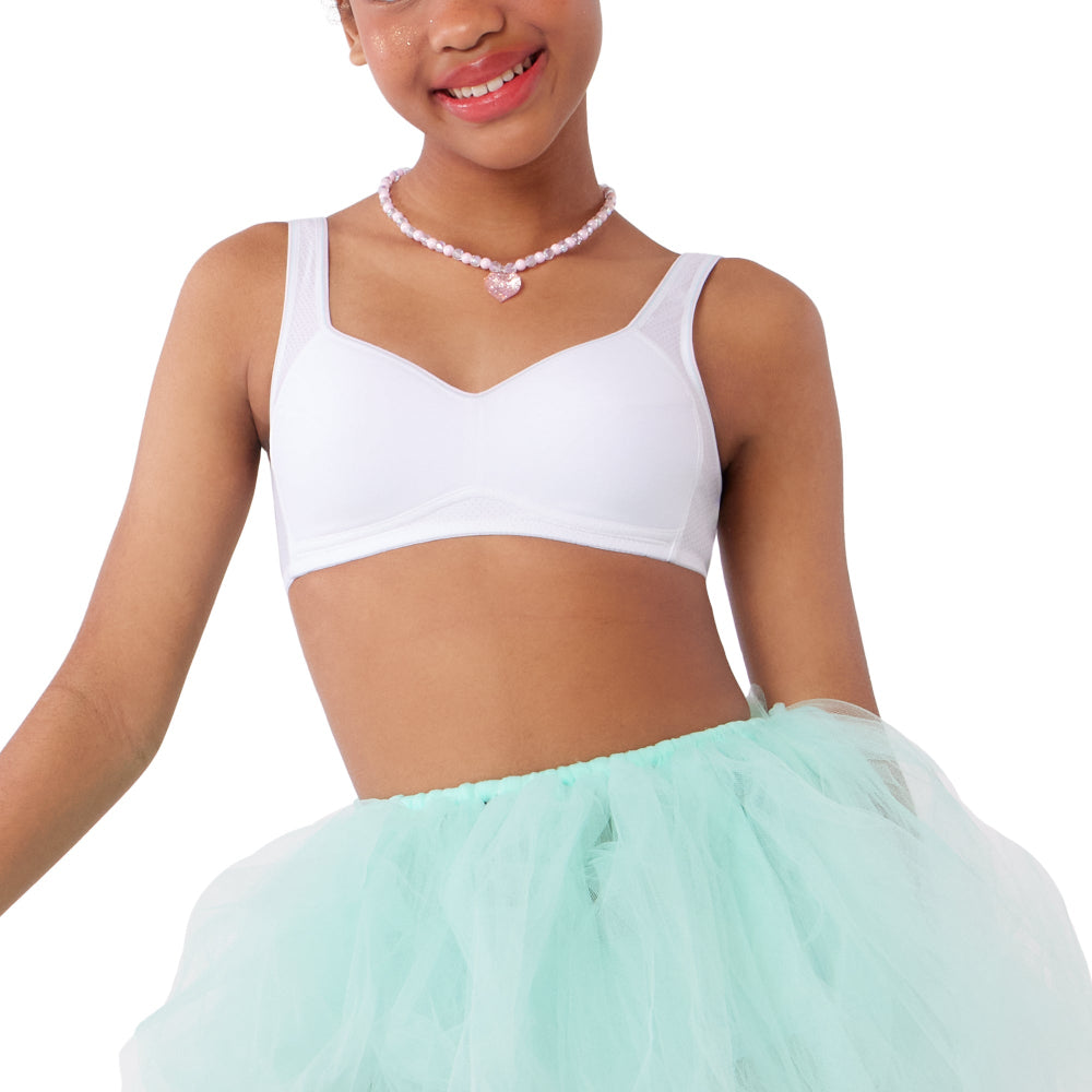 Wacoal Bloom Step 3 ชุดชั้นในสำหรับเด็ก เสื้อในเด็กไม่มีโครง รุ่น WB1Y15 สีขาว (WH)