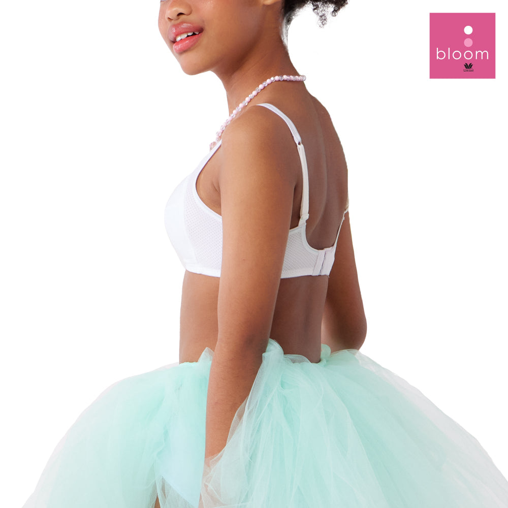 Wacoal Bloom Step 3 ชุดชั้นในสำหรับเด็ก เสื้อในเด็กไม่มีโครง รุ่น WB1Y15 สีขาว (WH)