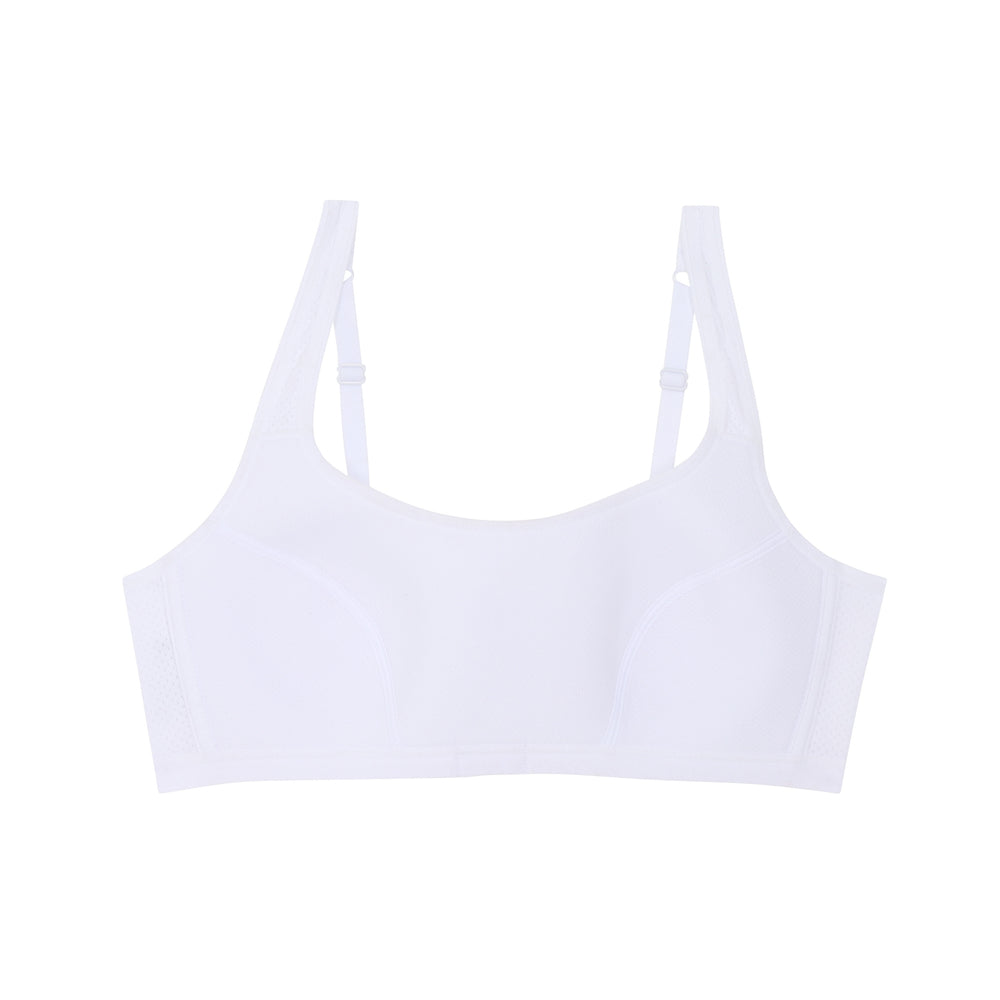 Wacoal Bloom Step 3 ชุดชั้นในสำหรับเด็ก เสื้อในเด็กไม่มีโครง รุ่น WB1Y17 สีขาว (WH)