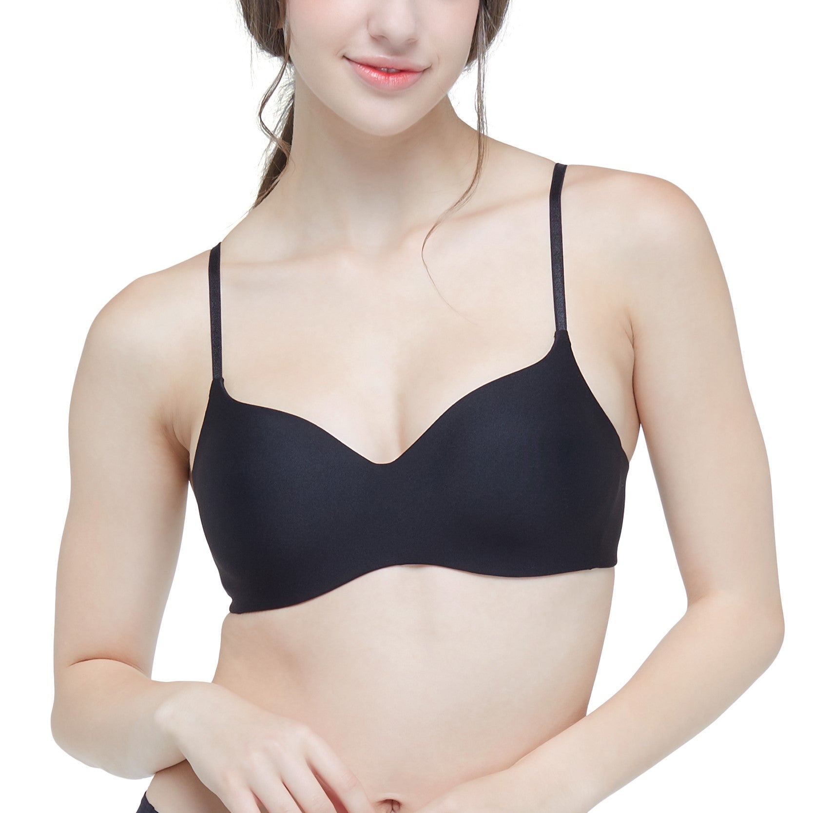 Wacoal Wireless Bra บราไร้โครง นุ่มสบาย รุ่น WB3A14 สีดำ (BL)