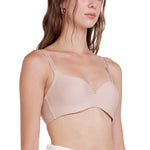 Wacoal Wireless Push Up Bra, Wacoal wireless bra, model WB3E14, beige (BE)
