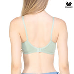 Wacoal Surprise Comfort Bra, no-frame bra, 8 mm thin sponge, soft and comfortable, model WB3X96, black (BL)