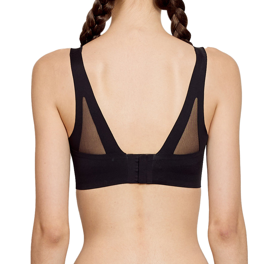 Wacoal บราไร้โครง Smart Size ฟองน้ำบาง เซท 2 ชิ้น รุ่น WB3Y34/WB3234 สีดำ-ดำ (BL)