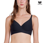 Wacoal Go Girls Smart Size Low Back Bra, Wacoal wireless bra, model WB3Y40, black (BL)
