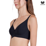Wacoal Go Girls Smart Size Low Back Bra, Wacoal wireless bra, model WB3Y40, black (BL)