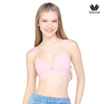 Wacoal Go Girls Smart Size Sexy Look Wacoal wireless bra, pack of 2, model WB3Y37/WB3237 Orange pink(OR)