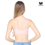 Wacoal Go Girls Smart Size Sexy Look Wacoal wireless bra, pack of 2, model WB3Y37/WB3237 Orange pink(OR)