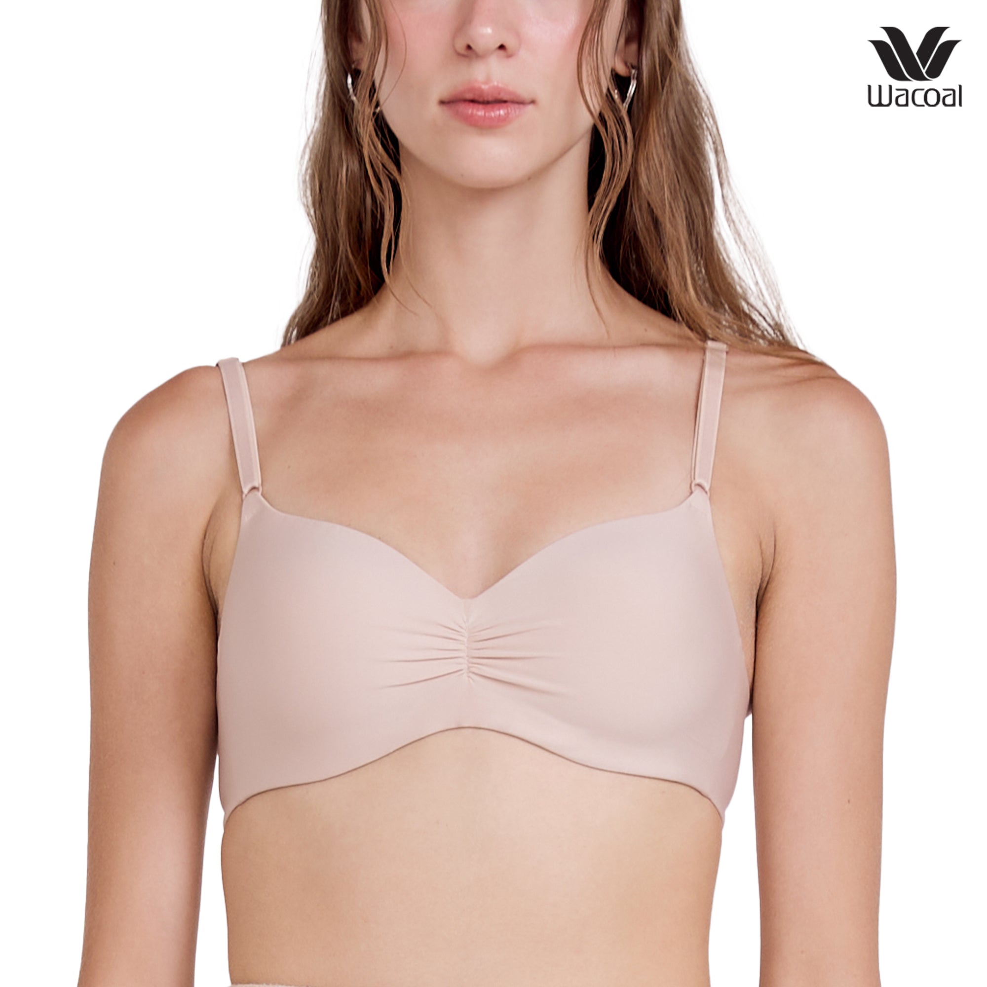 Wacoal Smart Size Easy Matching Bra บราไร้โครงวาโก้ รุ่น WB3Y41 สีเบจ (BE)
