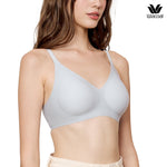 Wacoal smooth underwear, non-wired bra, cool and comfortable, Smart Size Easy Icy model WB3Y45, blue (SX)