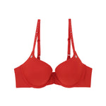 Wacoal underwire bra with 15 mm thin foam padding, model WB5P90, red (RE)